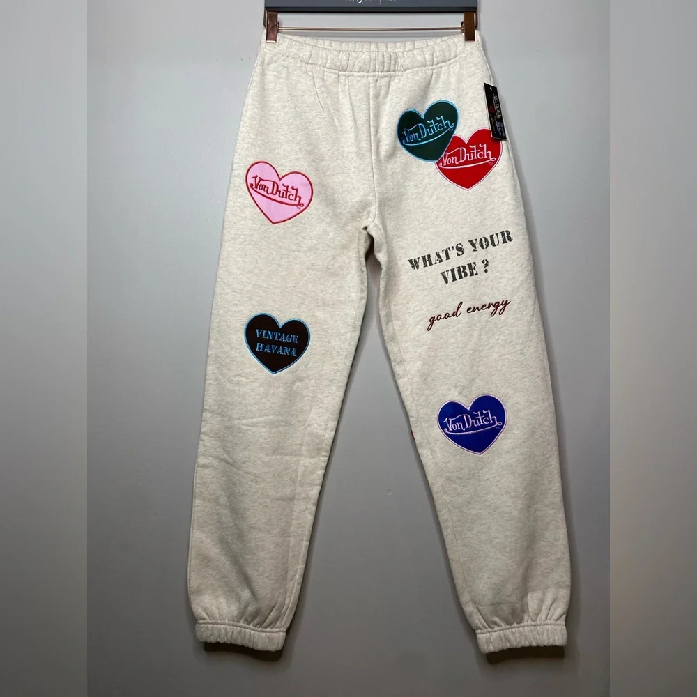 Von DutchXVintage Havana Collab Heart Joggers. - Picture 6 of 10